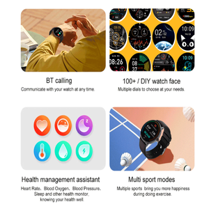 DENIXI En Çok Satan T56 Akıllı Bluetooth Arama Özellikli Spor Saati, Gerçek Zamanlı Nabız ve Uyku Takibi ile. Erkekler ve Kadınlar için. - Product Image 4