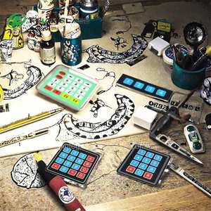 Clavier à membrane en caoutchouc d'usine, disposition 4x4/1x4/3x4/4x5, clavier électronique, clavier à membrane personnalisé, superposition graphique - Product Image 3