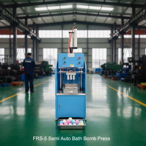 Semi-Auto High Capacity Servo Hydraulic Bath Bomb Fizzi Ball Press Maker Machine with PLC & Bearing Gear Pump Motor 3600 pcs/H - Product Image 4