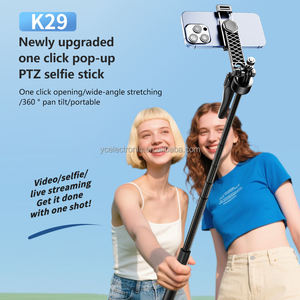 Venta <span class=keywords><strong>al</strong></span> por mayor de fábrica: Nuevo trípode extensible ultralargo de 2150 mm con soporte para teléfono, doble abrazadera y estabilizador remoto para vlogging - Product Image 6