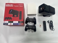 Nouveau projecteur de jeux avec 10000 jeux, Android 11, WiFi, home cinéma portable F100, LED 150 lumens, compatible 3D, 720P, stéréo HIFI