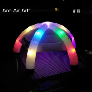 Carpa <span class=keywords><strong>de</strong></span> luz LED inflable personalizada <span class=keywords><strong>de</strong></span> 8m con control remoto para fiestas y discotecas, carpa <span class=keywords><strong>de</strong></span> araña inflable - Product Image 4