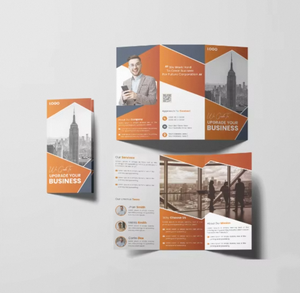 Biểu tượng tùy chỉnh cao cấp tráng giấy in ấn gấp Flyer Catalog tờ rơi Brochure tập sách hướng dẫn hướng dẫn sử dụng in ấn tờ rơi - Product Image 2