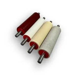 custom silicone rubber roller high temperature-resistant silicone rubber coated roller for plastic film making