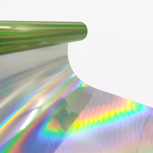 Film de lamination <span class=keywords><strong>thermique</strong></span> métallisé holographique souple pour étiquettes de chaussures et de vêtements, matériel publicitaire - Product Image 2