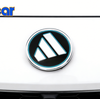 M453100000144 Emblème de calandre de voiture personnalisé en acrylique chromé électro-plaqué de luxe pour Foton 328 Décoration de carrosserie