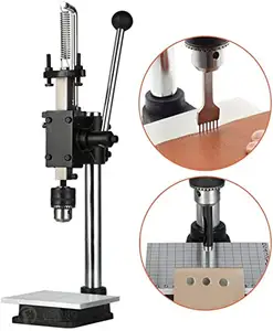 DIY deri el sanatları ile delme delikleri sıkma Chuck PP levha ve alüminyum levha Mesin el basın