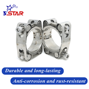 Proveedor de abrazaderas de manguera de conductos europeos de China 32mm 35mm 63mm 110mm Abrazadera de <span class=keywords><strong>tubo</strong></span> flexible Abrazadera de servicio pesado - Product Image 5