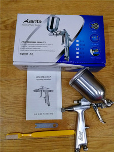 Pistolet à peinture <span class=keywords><strong>pneumatique</strong></span> miniature F-3, buse de 1,0 mm, gobelet de 250 ml, <span class=keywords><strong>pulvérisation</strong></span> facile, nettoyage pour débutants - Product Image 5