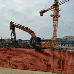 Clôture HDPE 5kg filet de sécurité en plastique orange pour clôture de sécurité de chantier