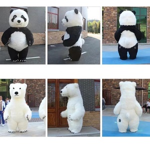 Costume de mascotte gonflable Funtoys, ours polaire, <span class=keywords><strong>panda</strong></span>, fourrure, déguisement, fête, cosplay, Halloween, carnaval pour adulte - Product Image 3