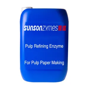 Bioraffinage de la pulpe Agent de fabrication du papier Battant l'enzyme de raffinage de la pulpe # SUN65