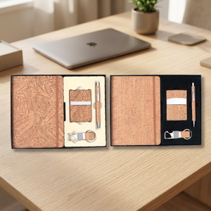 Kit de Regalo Promocional Personalizado de Cuero PU Elegante y de Alta Demanda, con Diario, Botella, Llavero, Impresión Digital Personalizada para Empresas - Product Image 3