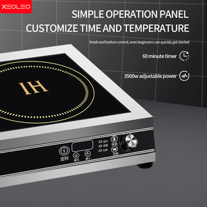 Xeoleo Thiết Kế Phẳng Thương Mại Bếp Cảm Ứng 3500W Cảm Ứng Cookertop Bếp Cảm Ứng Với Thời Gian Điều chỉnh Nhiệt Độ - Product Image 3