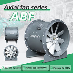 Ventilateur axial antidéflagrant Leapin Electric 380V, roue à aubes en alliage d'aluminium, sur pied, ODM pour la ventilation et le condenseur - Product Image 4