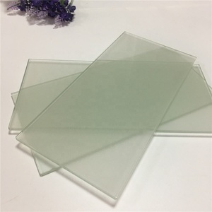 Usine de verre personnalisée Portes de douche intérieures en verre trempé gravé à l'acide de haute qualité avec certification EN12150 - Product Image 4