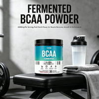 BCAA fermenté 6000 mg par portion, poudre pour adultes, saveur punch aux fruits, 30 portions, 255 g, complément alimentaire