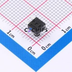 HX TS4560B3J 250gf Tactile Switch Bent Lead Through Hole-3P,4.5x4.5mm Single Pole Single Throw Round Button 2.5N - Product Image 2