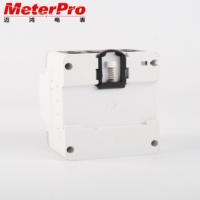 Medidor de energía de riel DIN inteligente monofásico METERPRO con RS485 en la forma de un medidor de energía, con la forma de una sola fase, con la parte de la parte trasera
