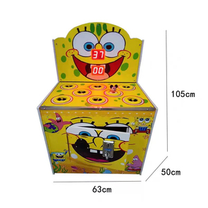 Mini machine de jeu électrique d'intérieur « Le Marteau Anti-Taupe » avec accepteur de billets, version anglaise, pour centres de divertissement - Product Image 2