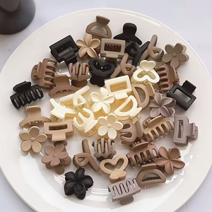 20 قطعة مشبك شعر صغير بألوان متنوعة، مشبك شعر لطيف عالي الجودة، مشابك شعر صغيرة من الأكريليك المطفي للنساء - Product Image 2