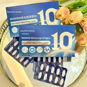 80000Gm White ning <span class=keywords><strong>Collagen</strong></span> Gummy Candy Schönheits produkt für Erwachsene 60 Count 2 Daily - Product Image 1