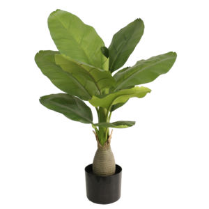 Arbre à bananes artificiel en mousse vivante de grande taille de 75 cm, fait à la main, de haute qualité, décoration intérieure/extérieure pour la maison et le jardin, style industriel - Product Image 1