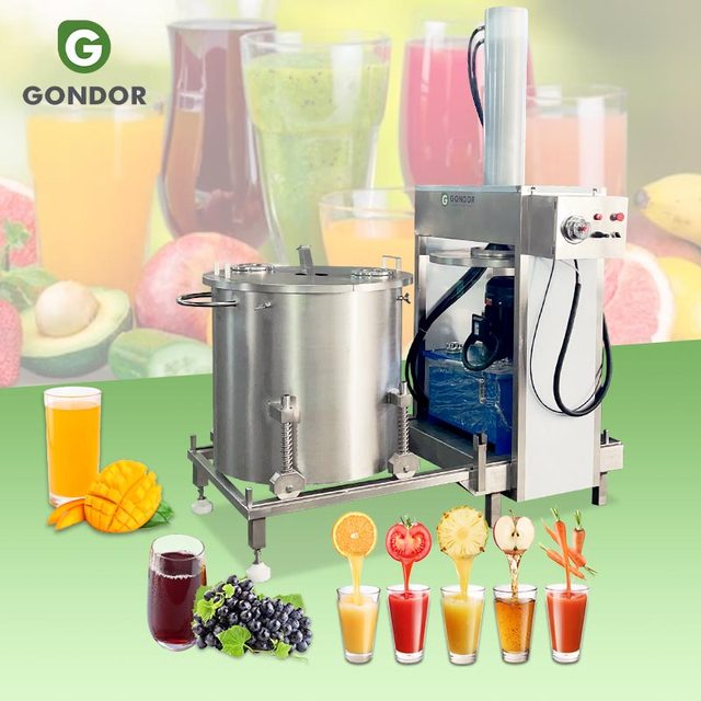 Industrial Stainless Steel Barrel Hydraulic Fruit Juice Cold Press Juicer Machine 200 Kg with Jack