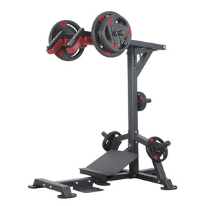 Máquina de sentadillas de acero Hick de soporte de carga grande para entrenador de gimnasio comercial y doméstico, equipo muscular cargado con placa bidireccional, prensa de piernas - Product Image 1