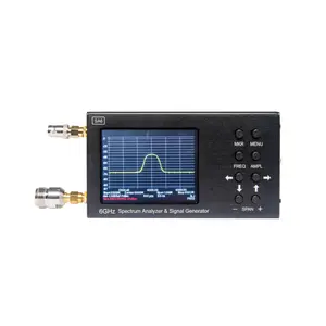 SA66Gハンドヘルドスペクトル分析Wi-FiCDMAラボ35-6200Mhz信号テスター (すべてのアクセサリ付き)