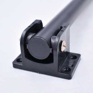 Pieds réglables Yuyao pour tubes ronds, noirs, pliables à 90 degrés, accessoires de quincaillerie pour tables - Product Image 1