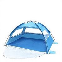 Carpa de Playa para 2-3 Personas - Fácil de Armar, Impermeable, con Protección Solar UPF 50+ UV - Carpa de Camping Ligera y Portátil