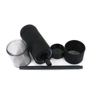 Nouveauté : Mini chicha en acrylique <span class=keywords><strong>Shasha</strong></span> avec lumière LED, chicha portable avec effet miroir, vente en gros - Product Image 2