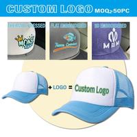 Gorras Trucker Personalizadas al por Mayor de Tela de Rizo con Patrones de Letras y Puntos, 100% Algodón, Deportivas, Ajustables, con Cierre a Presión para Adultos - Cuatro Estaciones