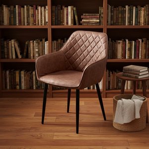 Sedie <span class=keywords><strong>da</strong></span> <span class=keywords><strong>Pranzo</strong></span> Minimaliste in Metallo e Pelle per Ristoranti e Hotel di Lusso Moderni - Product Image 6