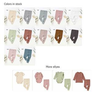 Pantalon Harem Solide pour Bébé, Legging Pyjama pour Nouveau-né et Enfant, Vente en Gros - Product Image 2