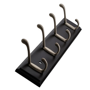 <b>Wall</b> Mounted Clothes Hooks Rectangle Durable Simple Style Bedroom Hook <b>Coat</b> <b>Rack</b> 6337 6338 - Product Image 1