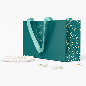 Bolsa de Compras de Lujo Personalizada con Cajas, Impresión Offset en Papel de Arte, Asas Planas Reciclables, Embalaje OEM ODM - Product Image 5