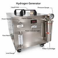 Machine de scellage de flacons en verre à flamme d'hydrogène et d'oxygène de bureau