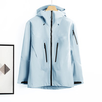Veste de pluie unisexe imperméable et respirante avec fermeture à glissière pour la randonnée et l'équitation en plein air