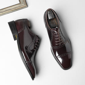 Zapatos formales de hombre de cuero genuino de alta calidad, duraderos, con forro de piel de vaca, con cordones, impermeables y de los más vendidos. - Product Image 3