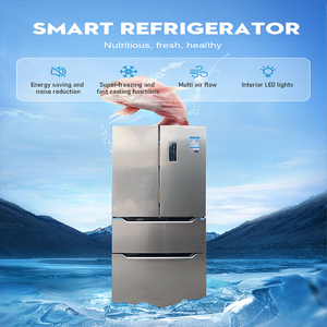 Refrigerador Francés de Cuatro Puertas con Alarma Inteligente de Baja Temperatura y Sabor Limpio, Gran Capacidad para el Hogar, Más de 100L - Product Image 3