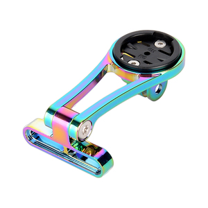 Colorful Bike Stopwatch Holder Bike <strong>Computer</strong> Extension Bracket <strong>MTB</strong> Bike Speedometer Stem Mount Holder for Garmin Bryton Cateye - Product Image 2