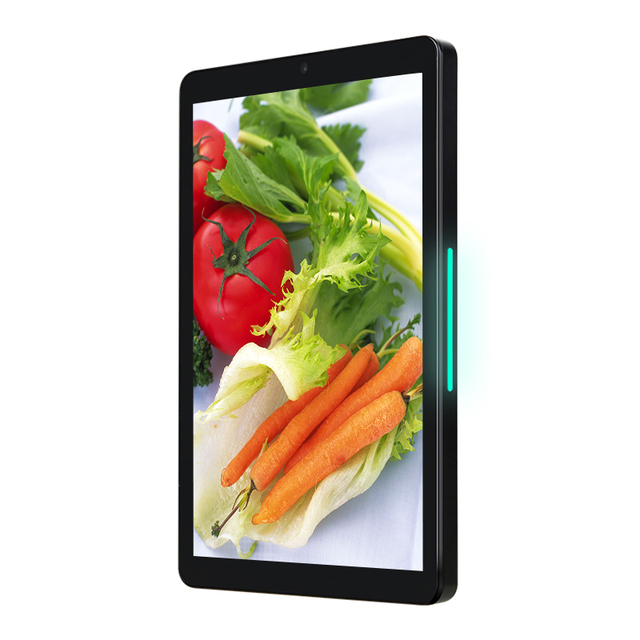 RK3566 2+16g 8inch Android11Smart Home Touch Tablet With Wifi POE Rs485 Port LED Light Bar Tablets PC