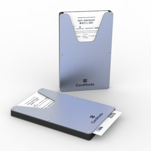 <b>RFID</b> <b>Blocking</b> Slim -up <b>Wallet</b> Alloy Credit Card Holder with Aluminum Fashion Anti-Theft Multi-Function Business Card Holder - Product Image 1