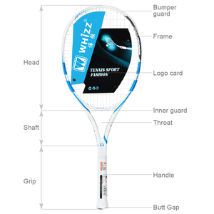 Whizz modelo GT700 de fibra de carbono completa/grafito 27 pulgadas raqueta de <span class=keywords><strong>tenis</strong></span> - Product Image 1