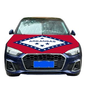غطاء محرك السيارة بعلم أركنساس، غطاء مرن للسيارة بعلم وطني، راية لغطاء المحرك بعلم أركنساس - Product Image 1