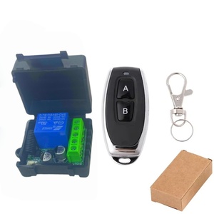 Interrupteur sans fil 1 canal à large plage de tension 5-24V pour moteur de porte, contrôle intelligent de l'éclairage LED domestique avec temporisation - Product Image 1