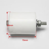 Dispositif de guidage de chaîne de compensation d'ascenseur 70*60 avec roue de guidage anti-vibration, pièces de rechange pour ascenseur