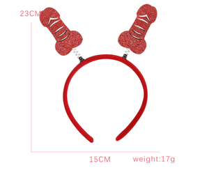 <span class=keywords><strong>Diadema</strong></span> de <span class=keywords><strong>pene</strong></span> Sexy para mujer, accesorios de despedida de soltera, <span class=keywords><strong>diadema</strong></span> de juegos de despedida de soltera y suministros de gafas, novedad - Product Image 3